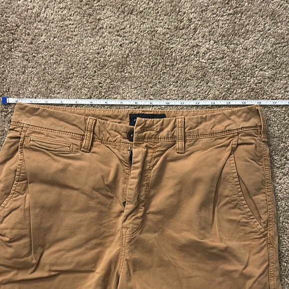 American Eagle Mens 31Wx32L Original Straight Tan Khaki Pants - Picture 6 of 9